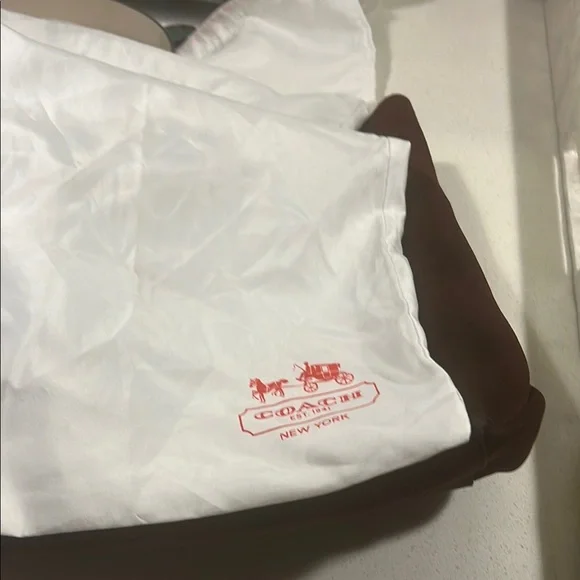 Coach Rich Burgundy Suede Tote - reasonable offers considered - Picture 9 of 9